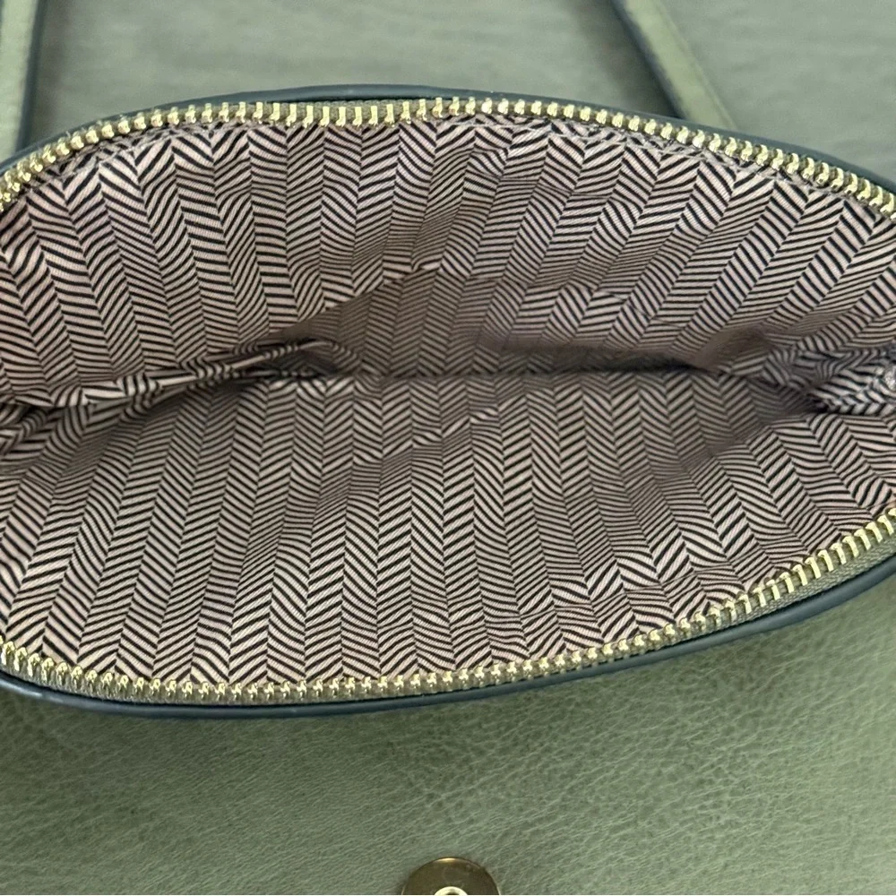Olive Green Crossbody Handbag